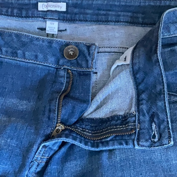 Relativity Women’s Denim Capri Jeans Size 18W - Picture 11 of 11